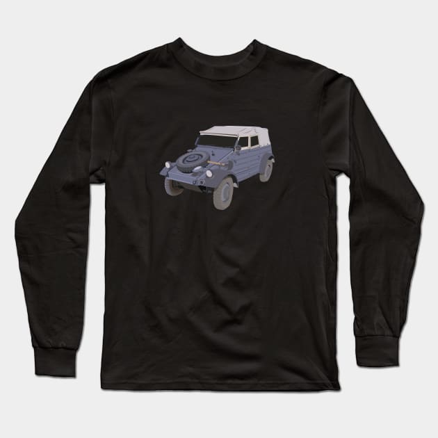 WWII German Military Vehicle Long Sleeve T-Shirt by NorseTech